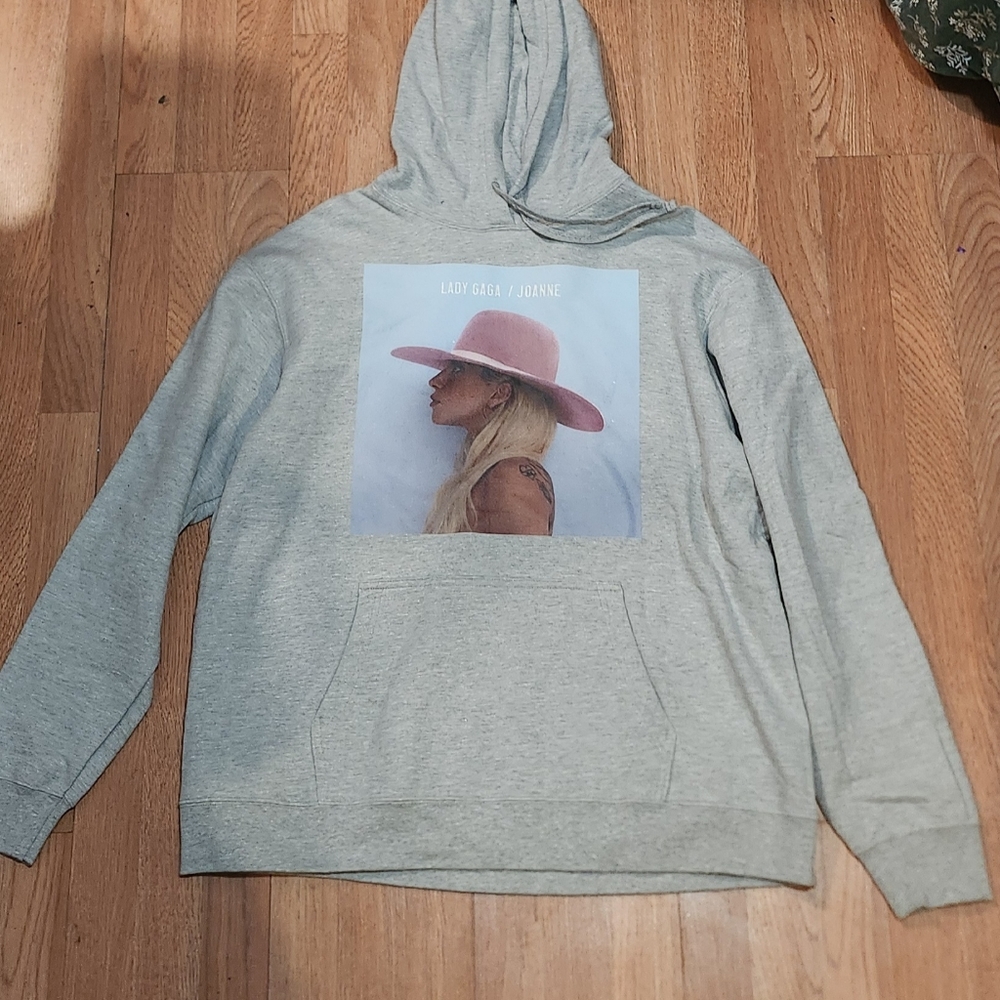 Lady Gaga Joanne Sweatshirt Grey Size XL